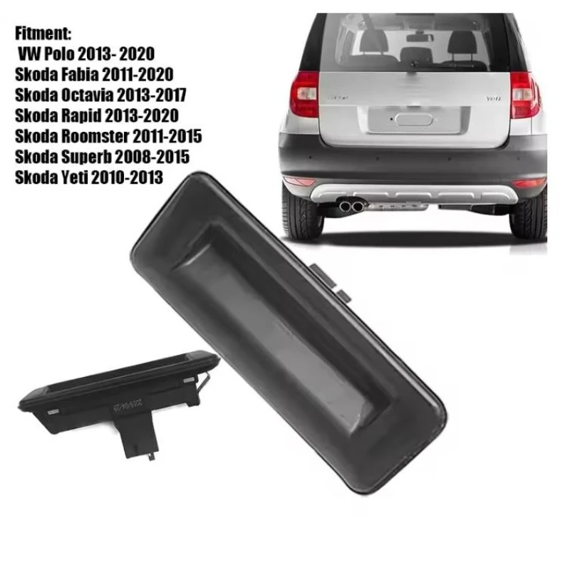 Car Tailgate Handle Door Trunk Release Switch For VW Polo Skoda Yeti Rapid Fabia Octavia Superb Roomster 5E0827566