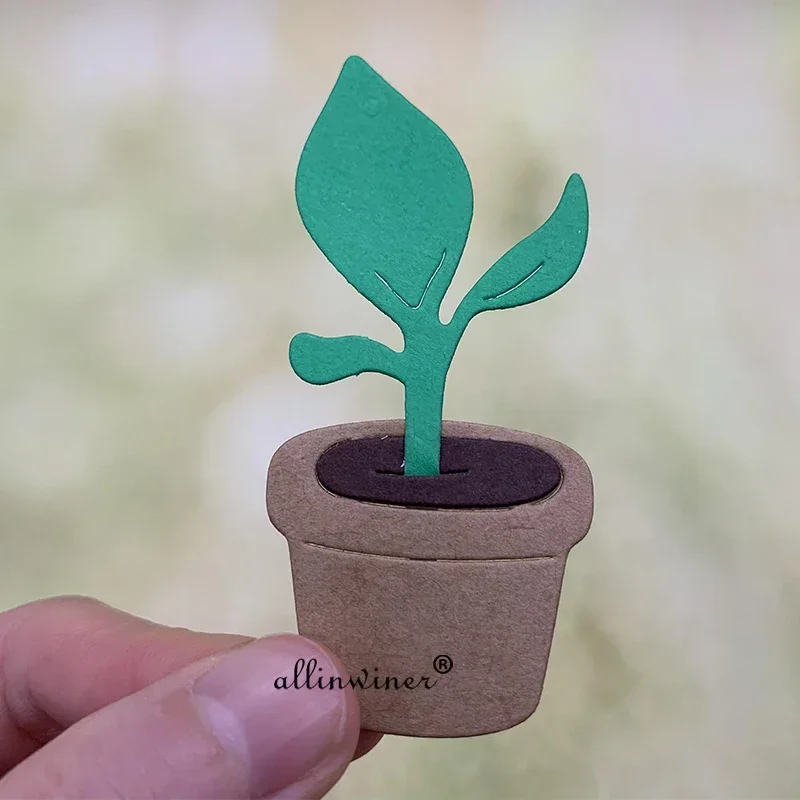 

Leaf pot decoration DIY Craft Metal Cutting Die Scrapbook Embossed Paper Card Album Craft Template Stencil Dies