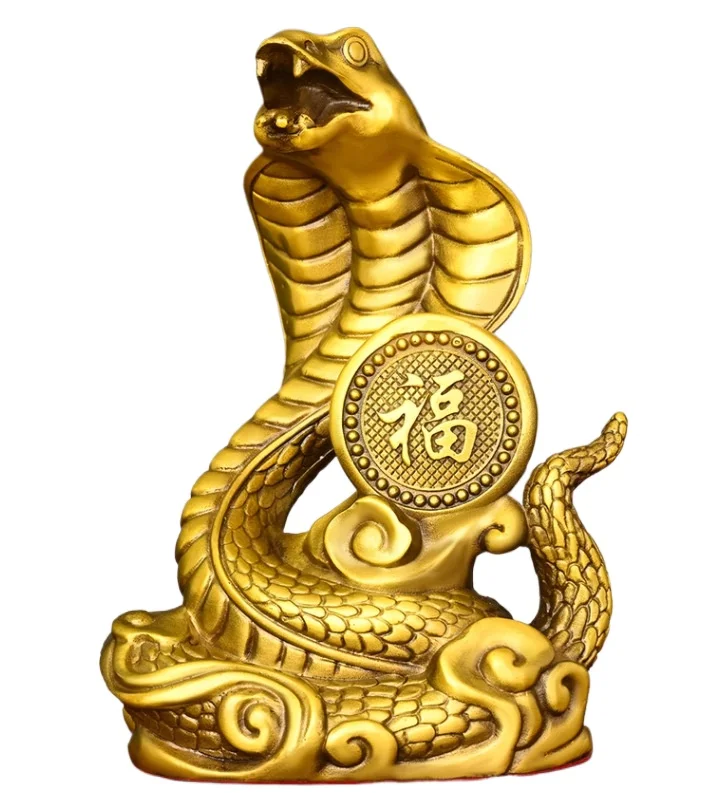 

Copper snake, zodiac snake, Sanhe blessing character, golden snake, python, cobra