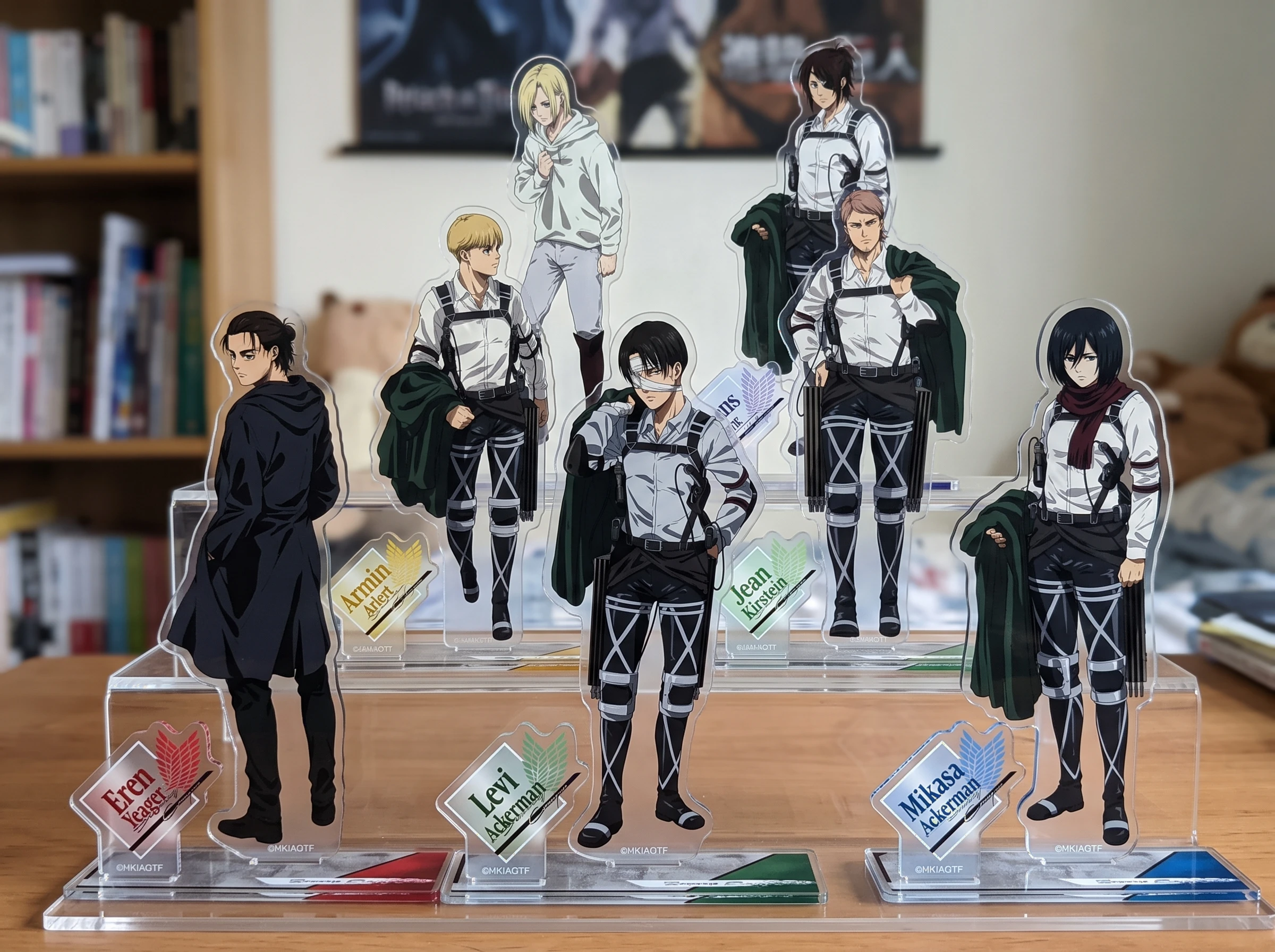 white-suit-tuxedo-attack-on-titan-aot-eren-levi-erwin-hange-15cm-anime-acrylic-stand-figure-desktop-plate-decor-keychain