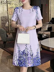 Summer Stylish Floral Print Party Dress ZANZEA Women Short Sleeve OL Work Sundress Vintgae O Neck Vestidos Casual Holiday Robe