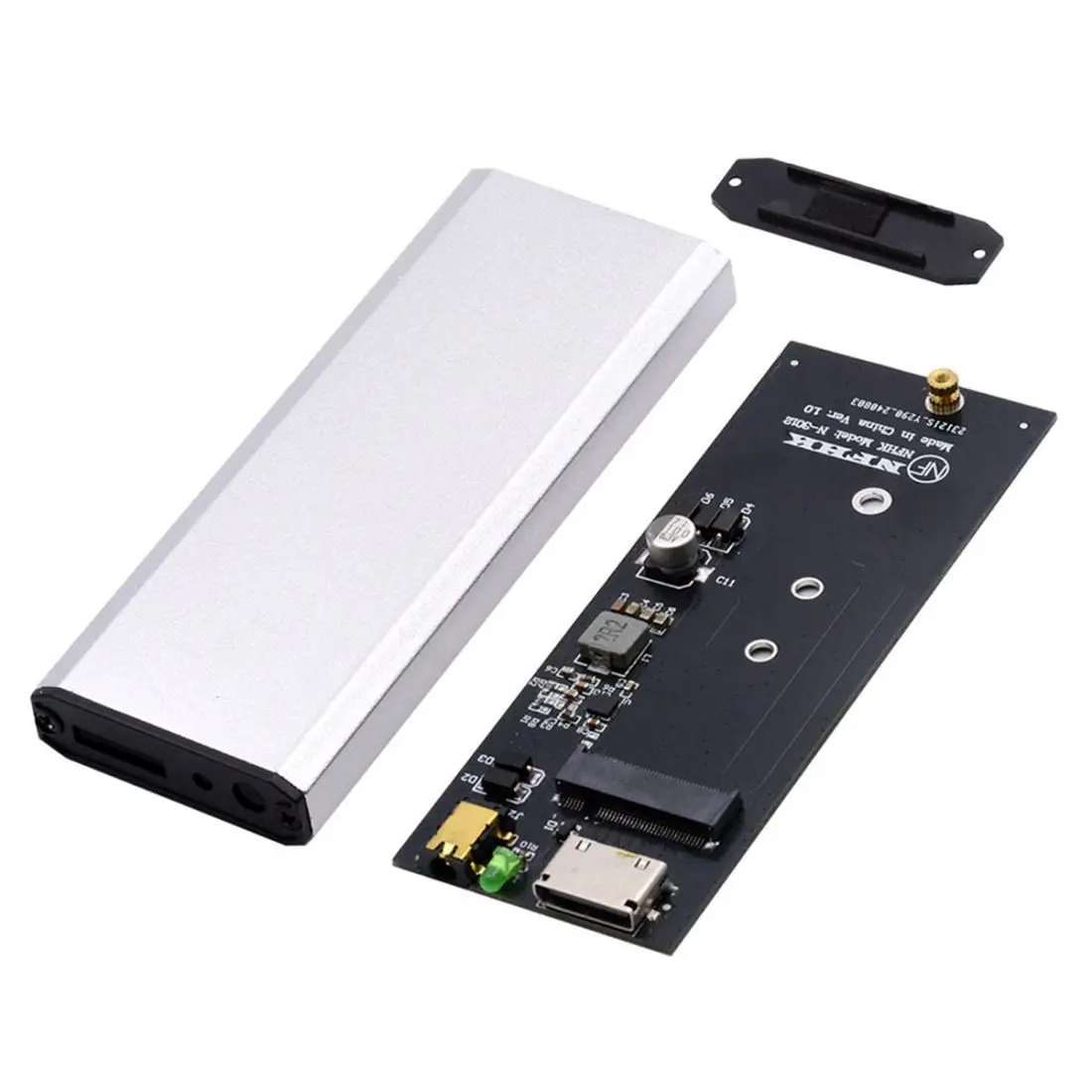 

CableCC SFF-8612 Oculink to M.2 NGFF M-Key to NVME PCIe SSD SFF-8611 портативный корпус 2280 SSD для материнской платы