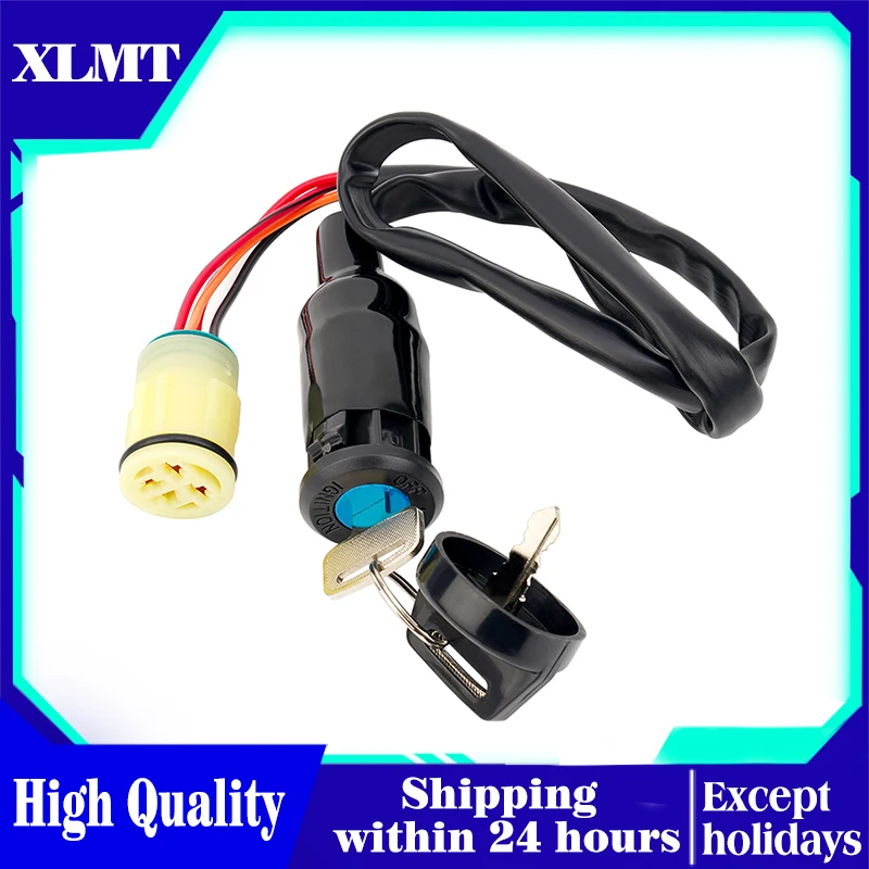 

Motorcycle Electric Door Lock 4 Wires Plug Ignition Key Switch for Honda ATV Quad TRX420TE Rancher ES TRX450ES Foreman TRX450FE