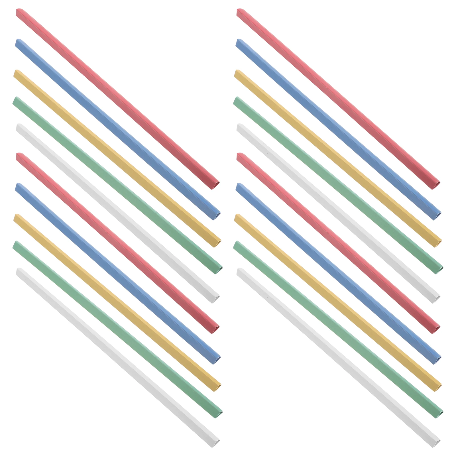 25pcs Binding Report Folder File Binder Sliding Mechanism For A4 Letter Size Adjustable Capacity Office Organization Stationery