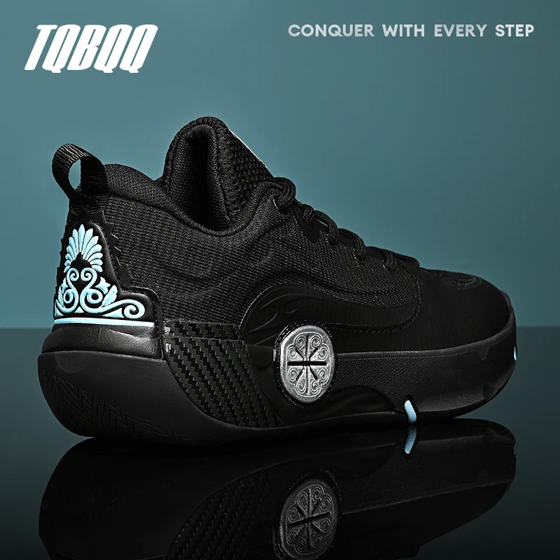 Men's Professional Basketball Sneakers Shoes Shock Absorbing Cushion Trainers Wear Resistant Sports Shoes For Teenagers