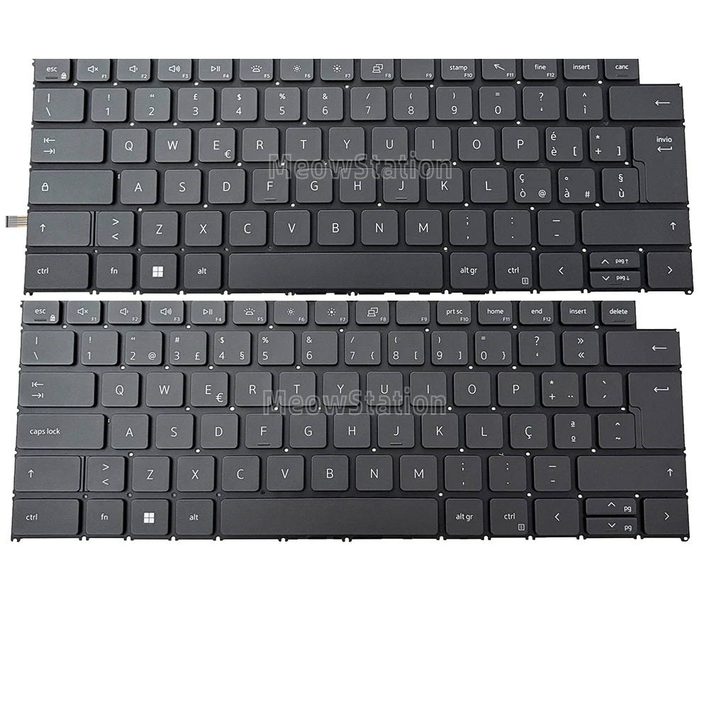 Teclado retroiluminado portugués/italiano para Dell Inspiron 14 Plus 7420 7425 7430 7435,Inspiron 16 Plus 7620 7625 7630 5620 5625 5630 5635,Inspiron 14 5410 5415 5418 5420 5425 7420 P143G P157G P161G