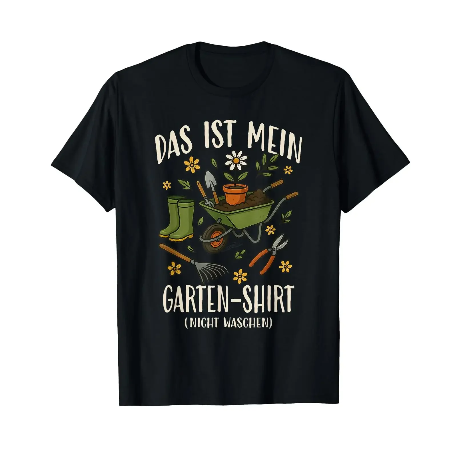 Lustiges Sprichwort für Gärtner und Gemüsebauer: „Das ist mein Garten“ T-Shirt, Vintage, gewaschen, vielseitig, atmungsaktiv, leicht modisch.