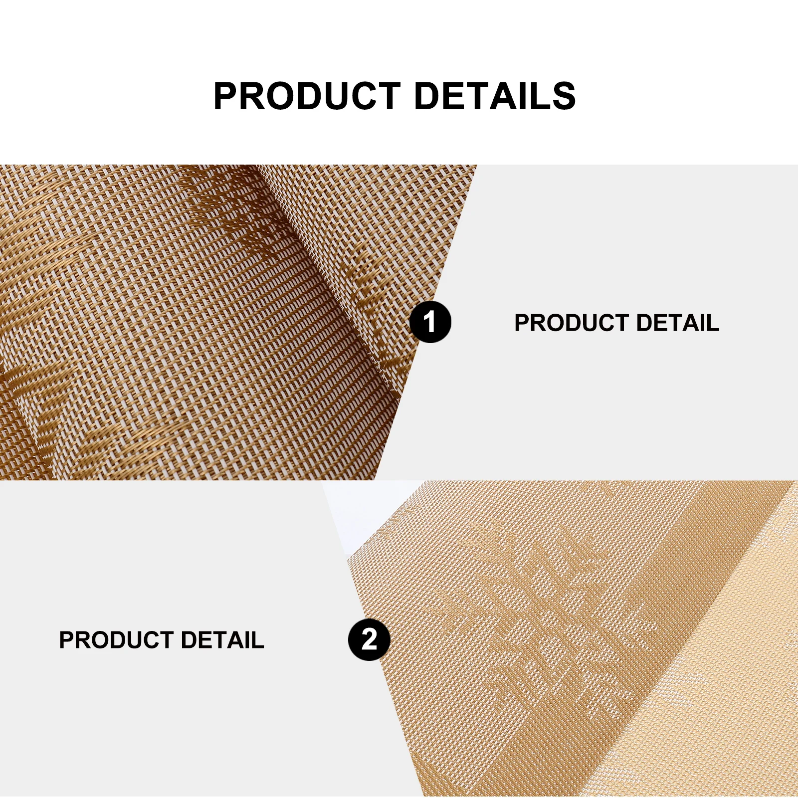 

4 Pcs Christmas Snowflake Placemat Snowflakes Let Holiday Shape Dining Festival Table for Dinner Kitchen Tableware Round