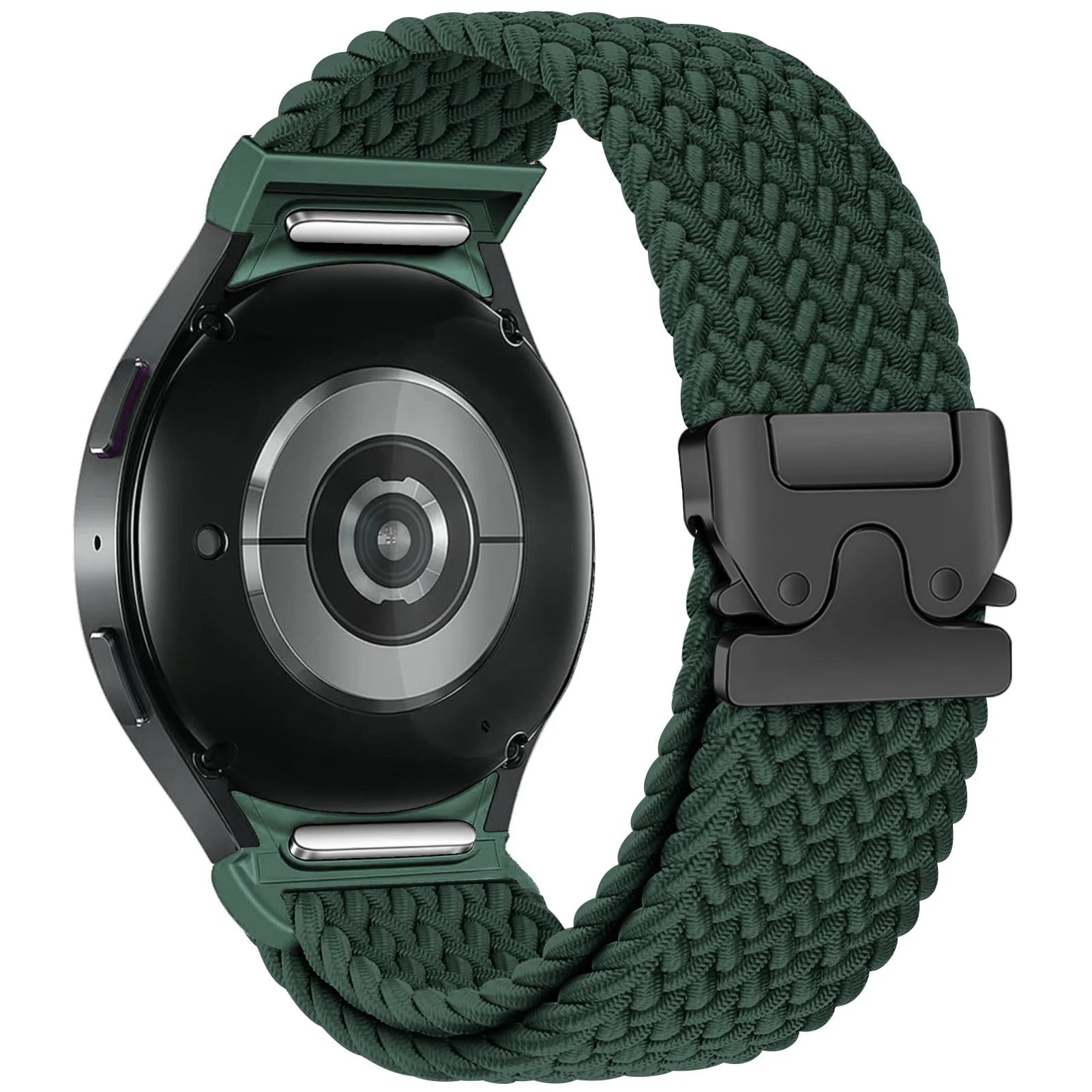 Parachuteband voor Samsung Galaxy Watch 7 6 5 4 FE 40 mm 44 mm/5 Pro 45 mm gevlochten Correa-armband Watch6 Classic 47 mm 43 mm band