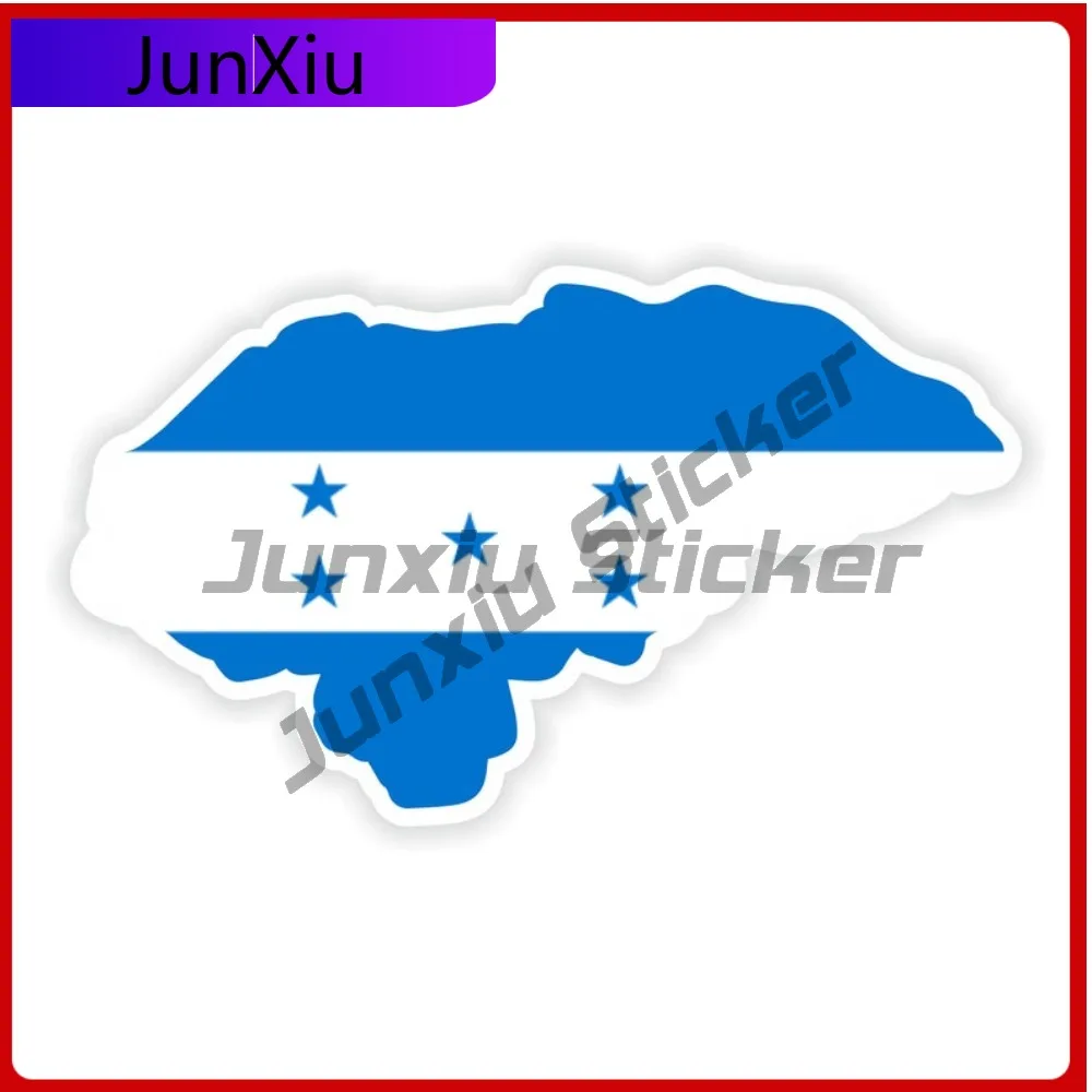 

Honduras National Emblem Map Shape And Outline Vinyl Waterproof Decals Custom Pictures Waterproof Decals Sticker For Car Decorat