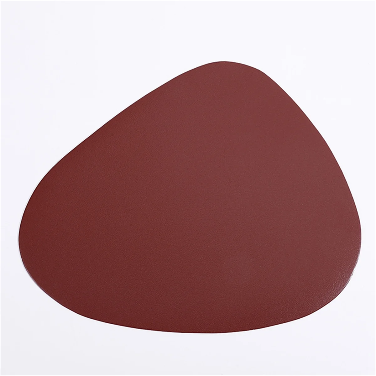 4Pcs Placemats for Table Waterproof Non-Slip Coaster Leather Place Kitchen Accessories,Wine Red