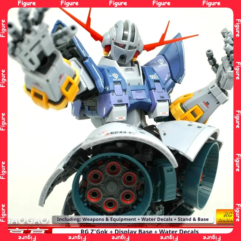 GaoGao Zeong RG 1/144 MSN 02 Набор для сборки мобильного костюма, подвижная фигурка с подставкой для демонстрации