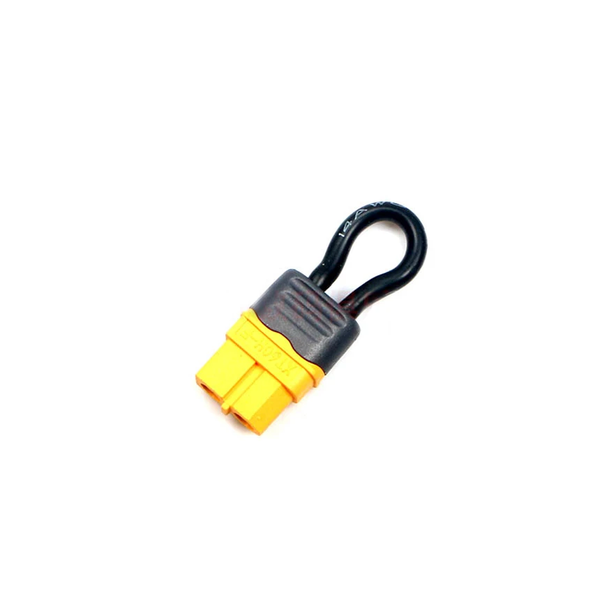 1Pcs Bind Plug Loop Connector Short Circut battery Jumper Cable with Tamiya Deans XT60 XT90 XT90SEC5 Trx HXT Plug