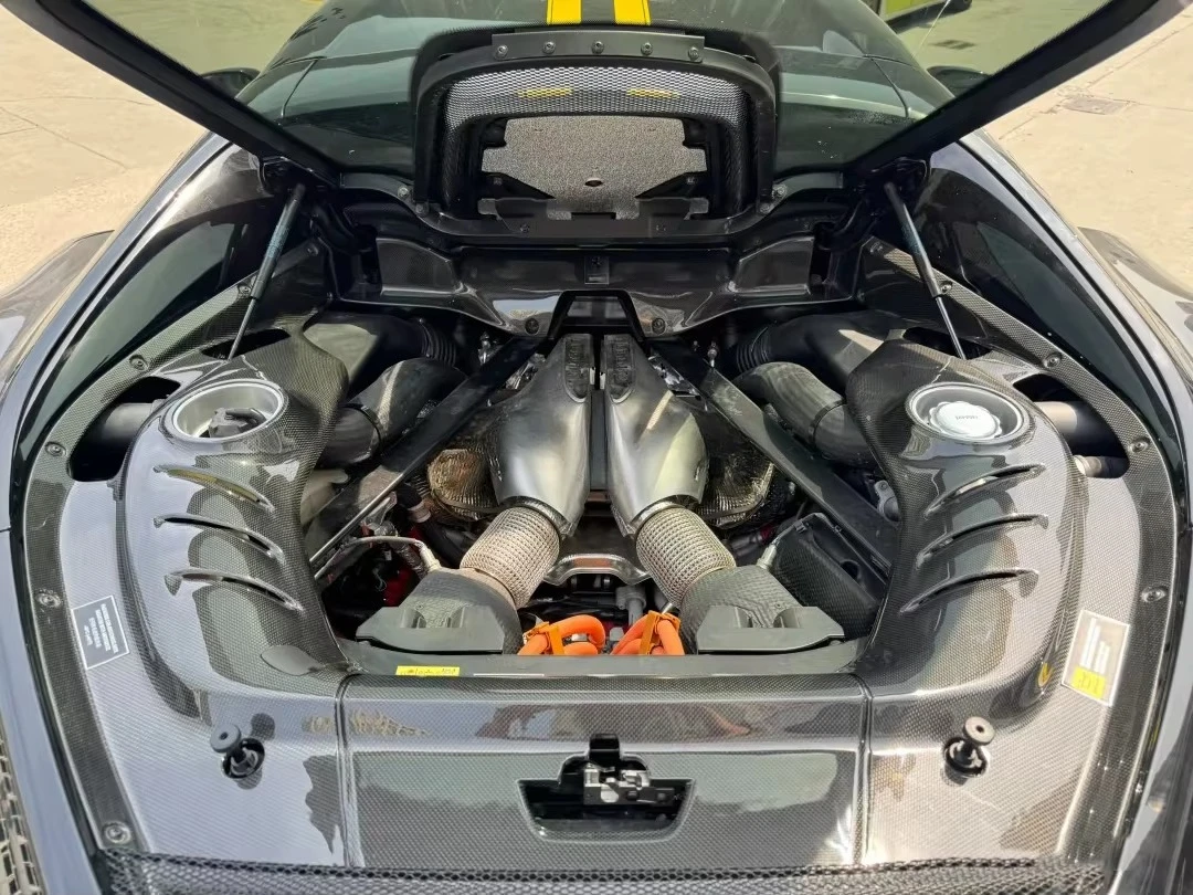 ملحقات قطع غيار السيارات مجموعات هيكل كربون جاف كامل مجموعات كاملة وإكسسوارات الديكور الداخلي لـ 296GTB