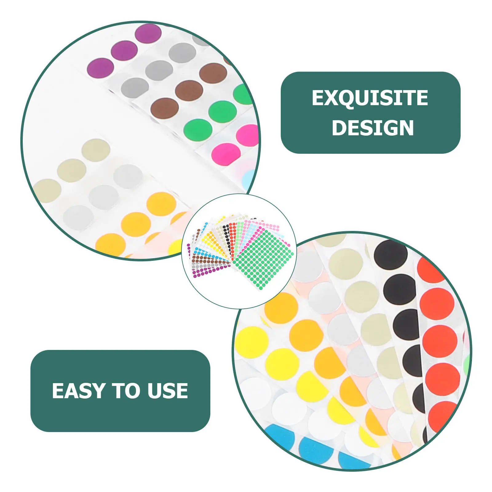 

16 листов, 13 мм, разноцветные круглые наклейки-этикетки из премиальной бумаги, самоклеящиеся, для упаковки подарков, поделок на Хэллоуин, скрапбукинга