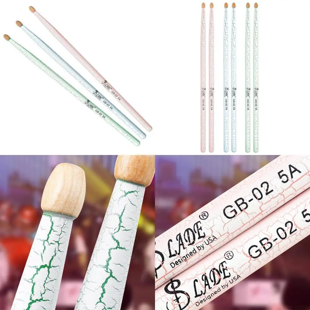 

Барабанные палочки U2JB, барабанные палочки из орехового дерева 5А, каплевидный деревянный наконечник, барабанные палочки для 3