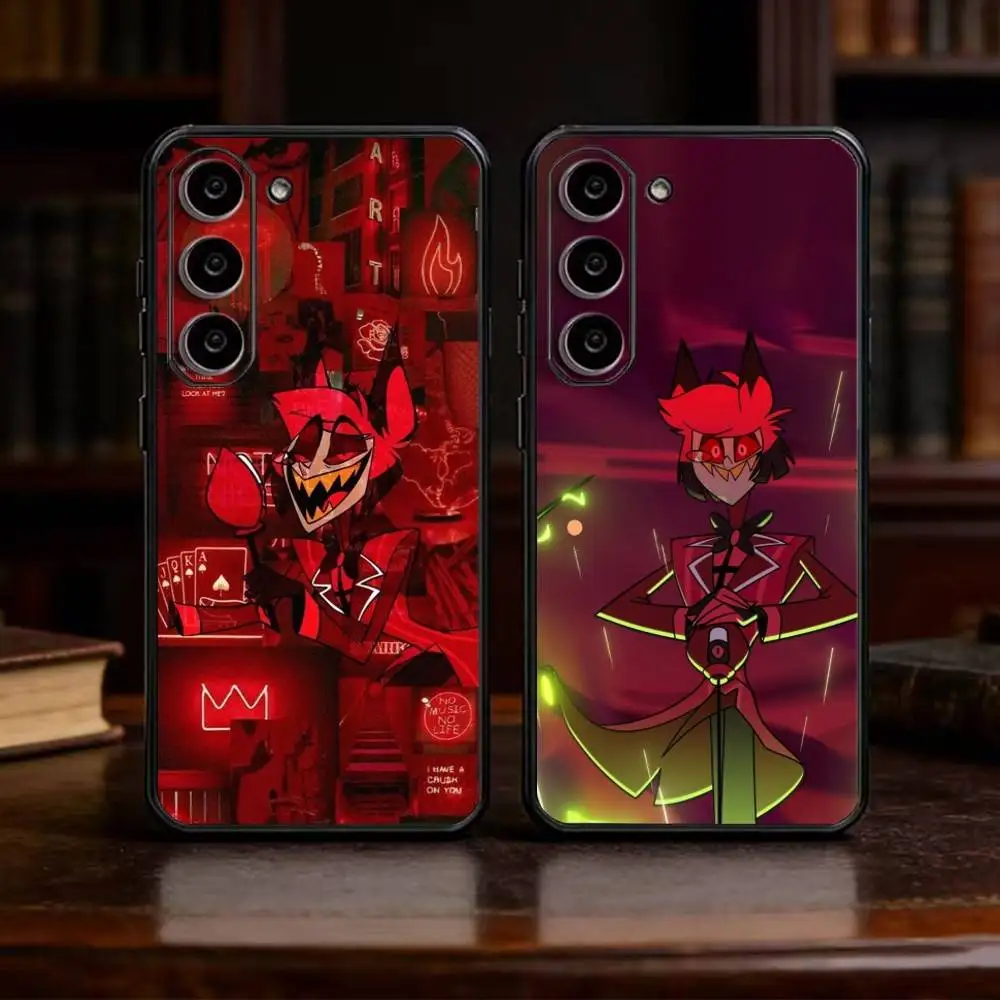 H-HazbinS H-Hotels AlastorS Phone Case For Samsung Galaxy A20,21s,22,31,32,52,53,72,73,80,91 Soft Black Shell