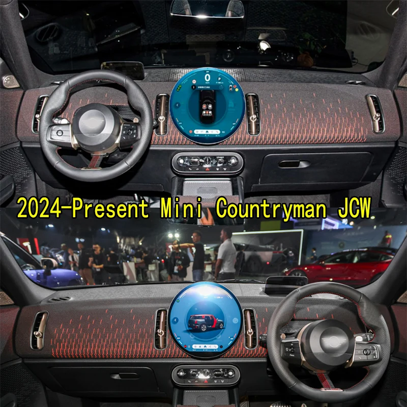 For 2024 2025 Mini Countryman JCW U25 Accessories Dashmat Dashboard Cover Instrument Panel Insulation Sunscreen Protective Pad 2