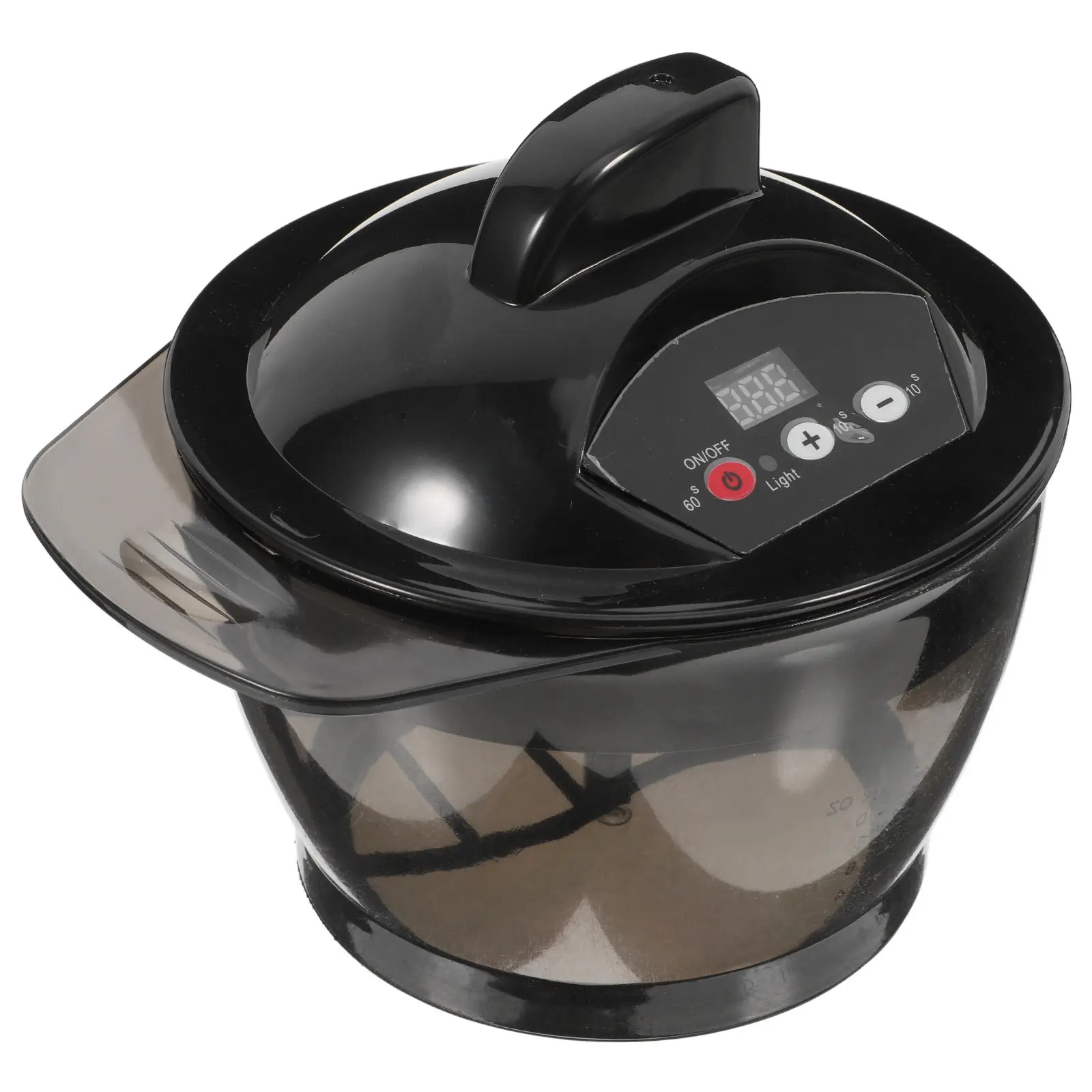 

Набор: Электрический миксер-мешалка для краски для волос с прозрачной чашей, автоматическое перемешивание для быстрого смешивания крема для окрашивания волос в салоне, дома или для самостоятельного использования