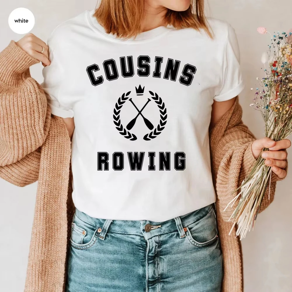 

Веслувающая рубашка Cousins The Summer I Turned Pretty Футболка TSITP Футболки в стиле ТВ-шоу Team Conrad Футболка унисекс с короткими рукавами 90-х годов