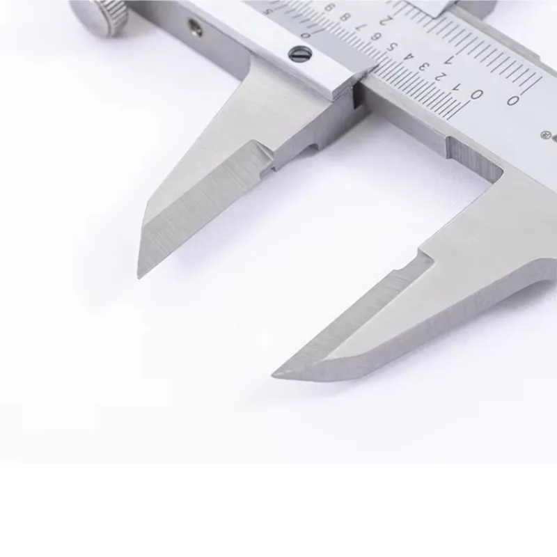 Dasqua alta qualidade 0-300mm 0-500mm 0-600mm 0-1000mm paquímetro analógico de aço inoxidável vernier tamanho grande com mandíbula longa