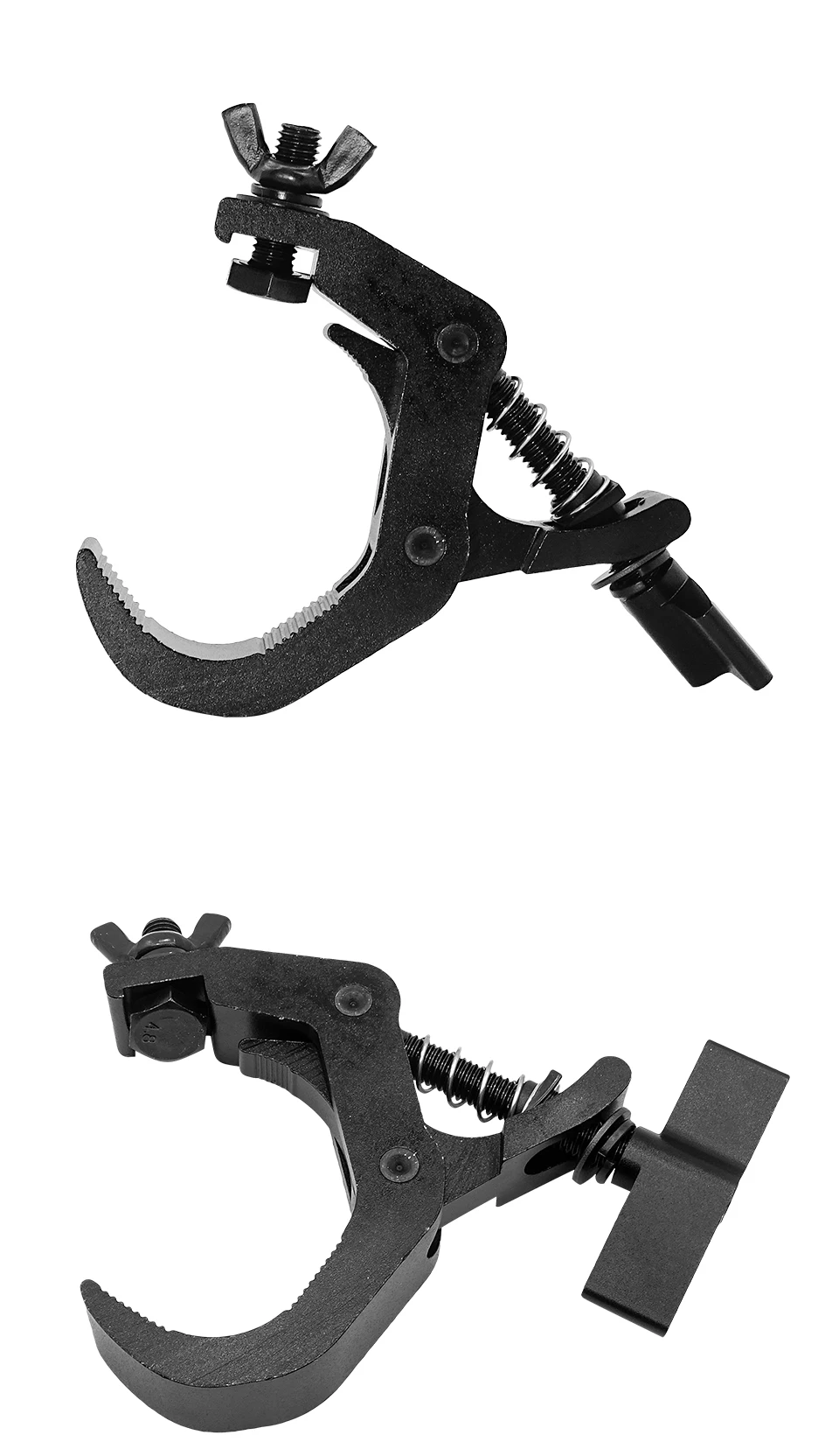 20 Stück/Lot Langlebige Hochleistungshaken aus Aluminiumlegierung, 150 kg, 40-60 mm Halterung, Bühnenlichthaken, Lichtklemmenhalter, Traversenhalterung – Detail 9