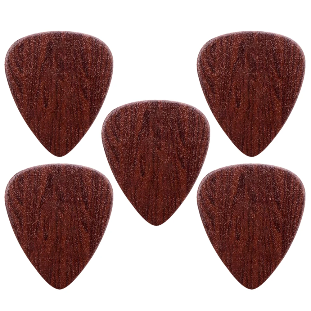 

5 Pcs Guitar Pick Picks with Unique Designs Acoustic Electric Accessories for Kids Accessory Wood Novelty
