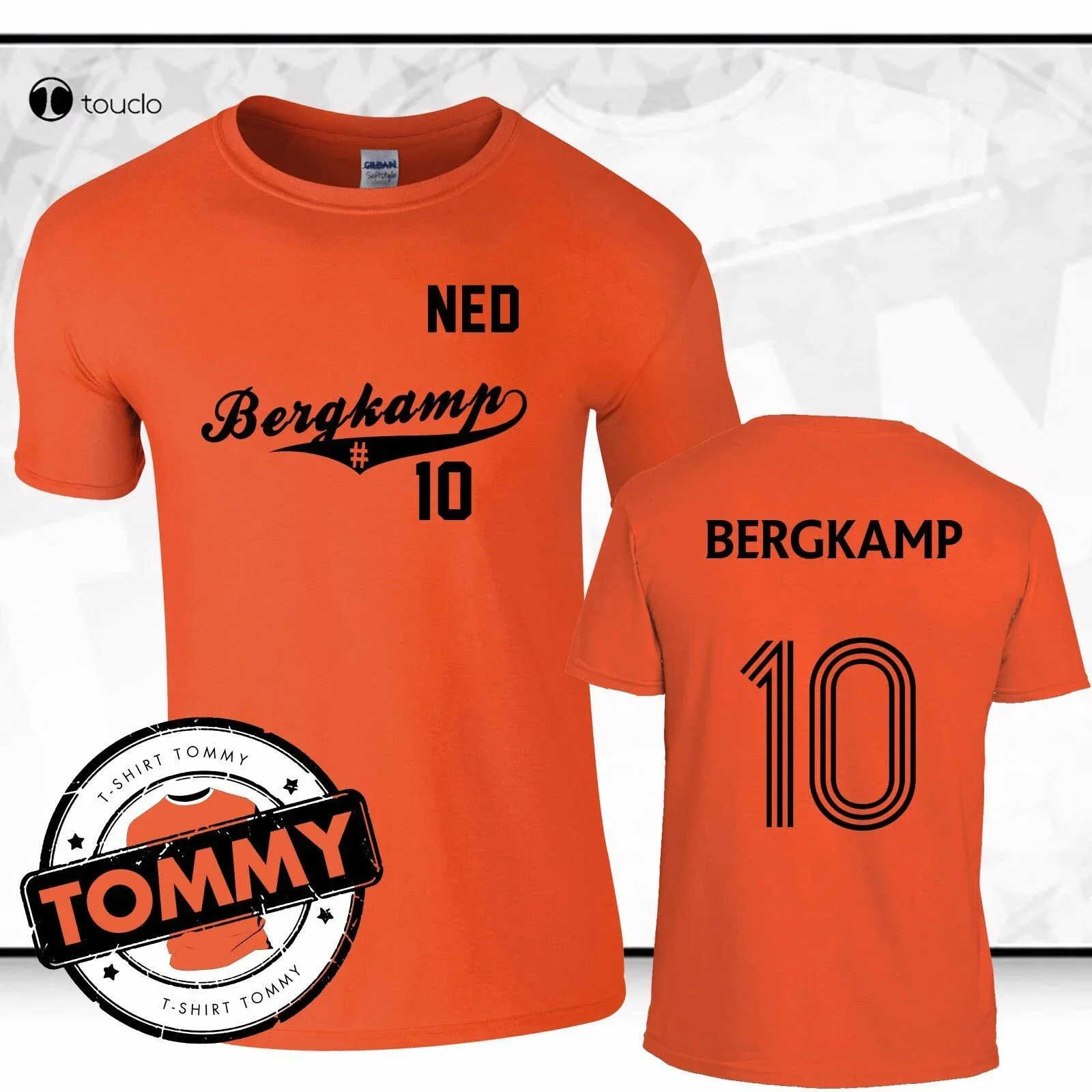 Dennis Bergkamp #10 Holland T-Shirt, Netherlands Bergkamp,  Legend tshirt