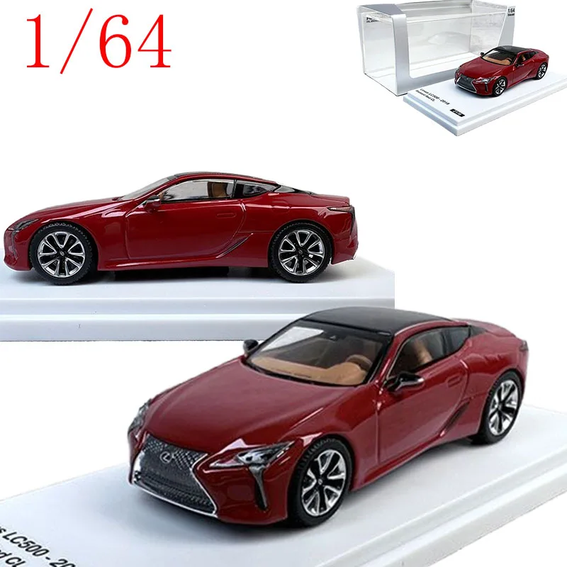 

AR Box Литая под давлением масштаб 1/64 Lexus LC500 2018, модель автомобиля из сплава, игрушки для мальчиков, подарочные игрушки для детей от 2 до 4 лет