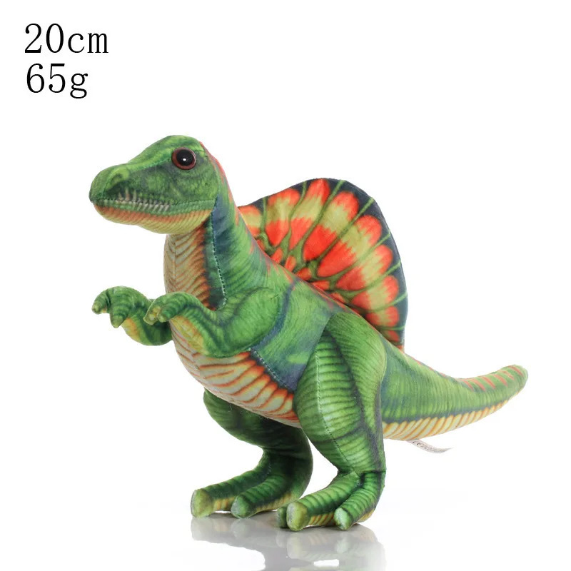 كارتون لطيف مقلد ديناصور دمية ألعاب من القطيفة للأطفال ديناصور دمية دب دمية على ظهره قلادة هدية