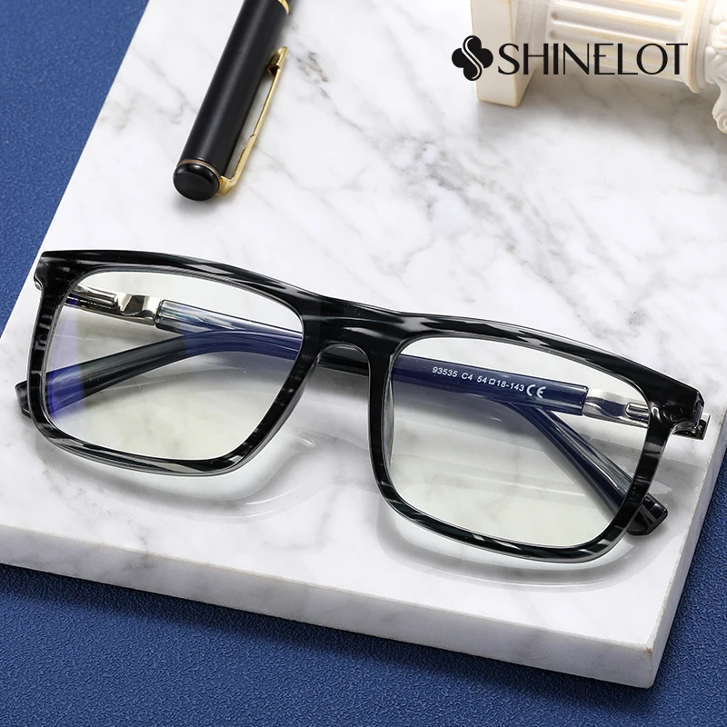

93535 Youth Style Science Geek Optical Glasses Male Durable Eyeglasses Radiation Protection Medical Grade Eyewear