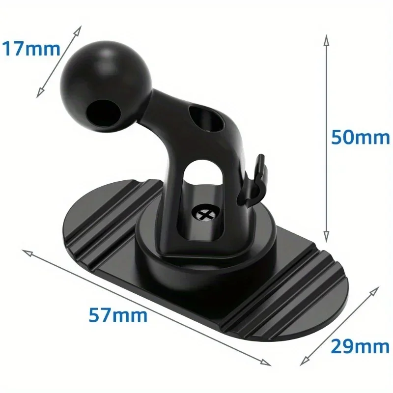 Universal Car Dashboard Phone Holder Base 17mm Ball Head Sticker Base for Car Cellphone Stand for IPhone Samsung Xiaomi Huawei