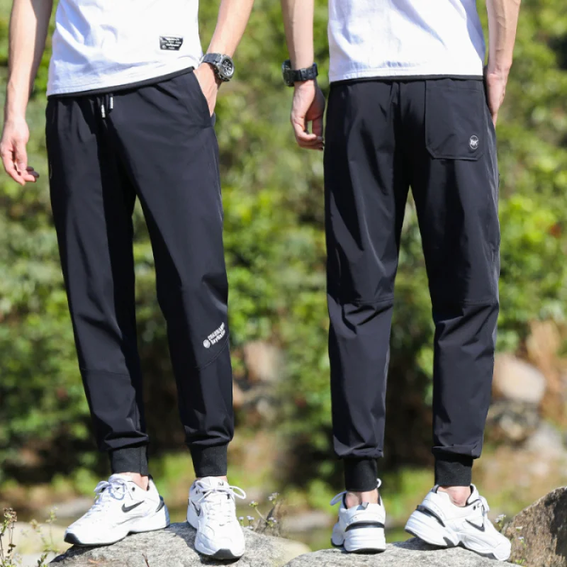 

Men's summer casual pants, thin and quick drying, breathable and cool, versatile men's clothing, outdoor sports pants