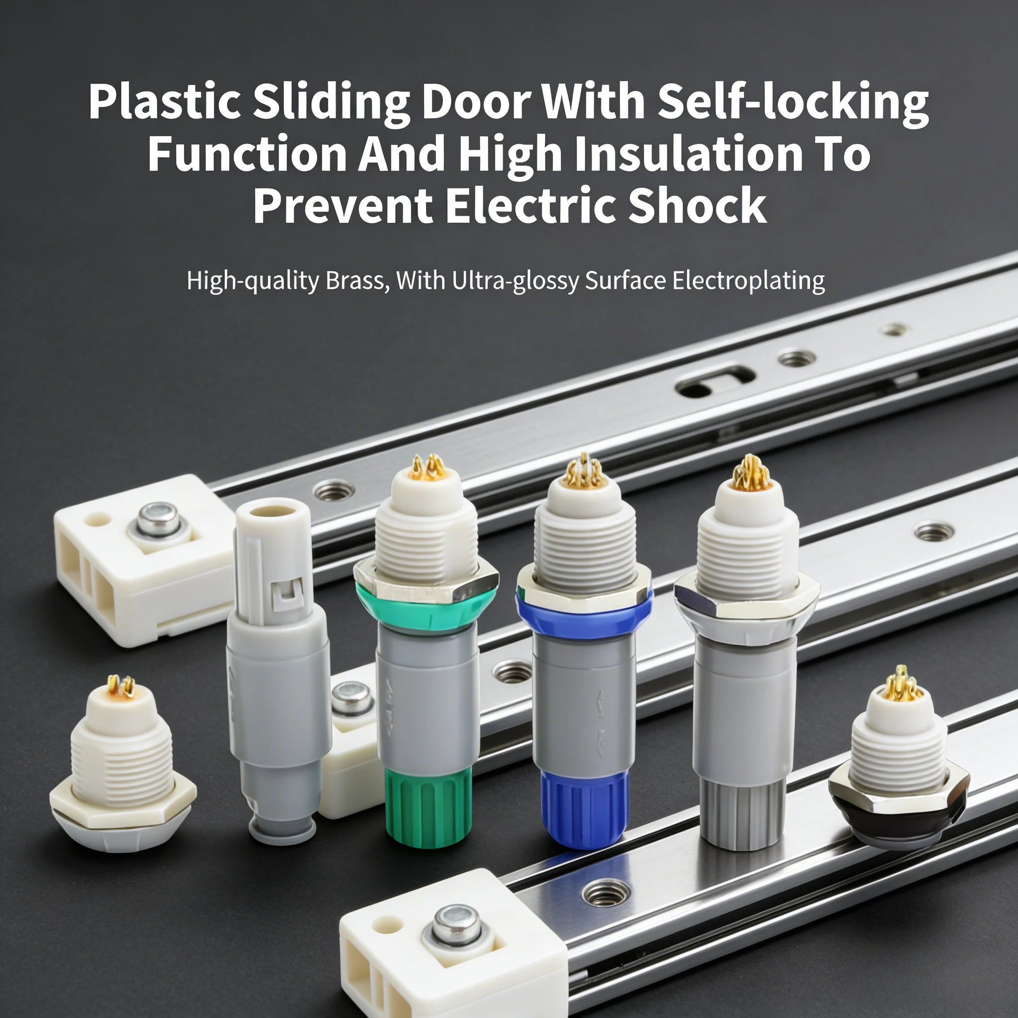Device Connectors 2 3 4 5 6 7 8 9 10 14 Pin M14 Hole Quick Plug PAG PKG 1P Self-locking Aviation Plug-in Medical  Compatible