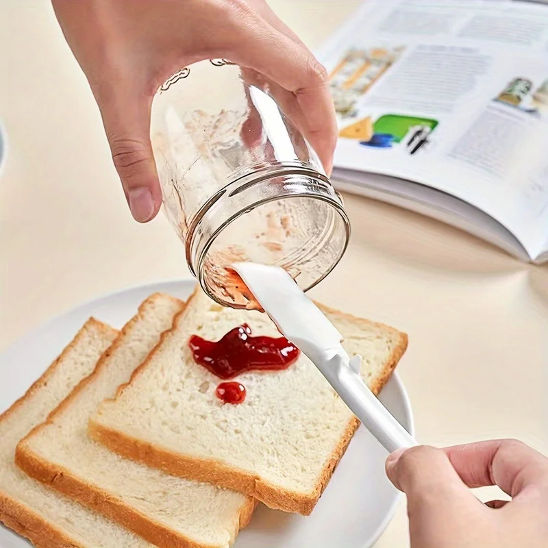 Integrated Silicone Spatula, Baking Cake Cream Spatula, High Temperature Resistant Mixing Spatula, Household Batter Mixing Tool
