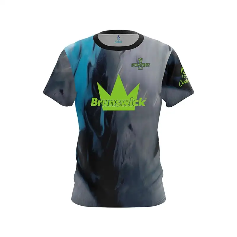 Regenbogen-Konfetti-Party-Bowling-Trikot, Kurzarm, 3D-Sport, atmungsaktiv, schnelltrocknend, geeignet für Familienkleidung – Detail 4