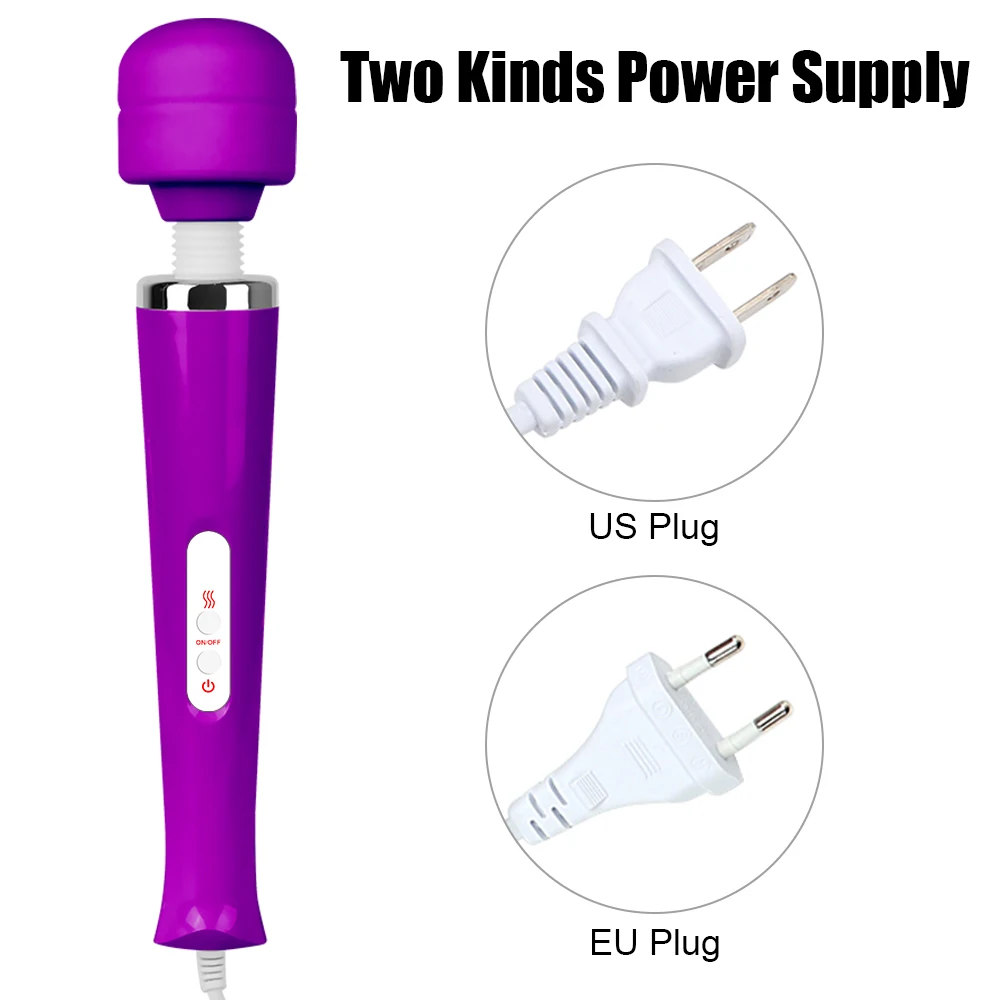 OLO Erotic Toy 10 Speeds EU/US Plug Big Size AV Rod Stick Vibrator Sex Toys for Women Clit Stimulator Magic Wand