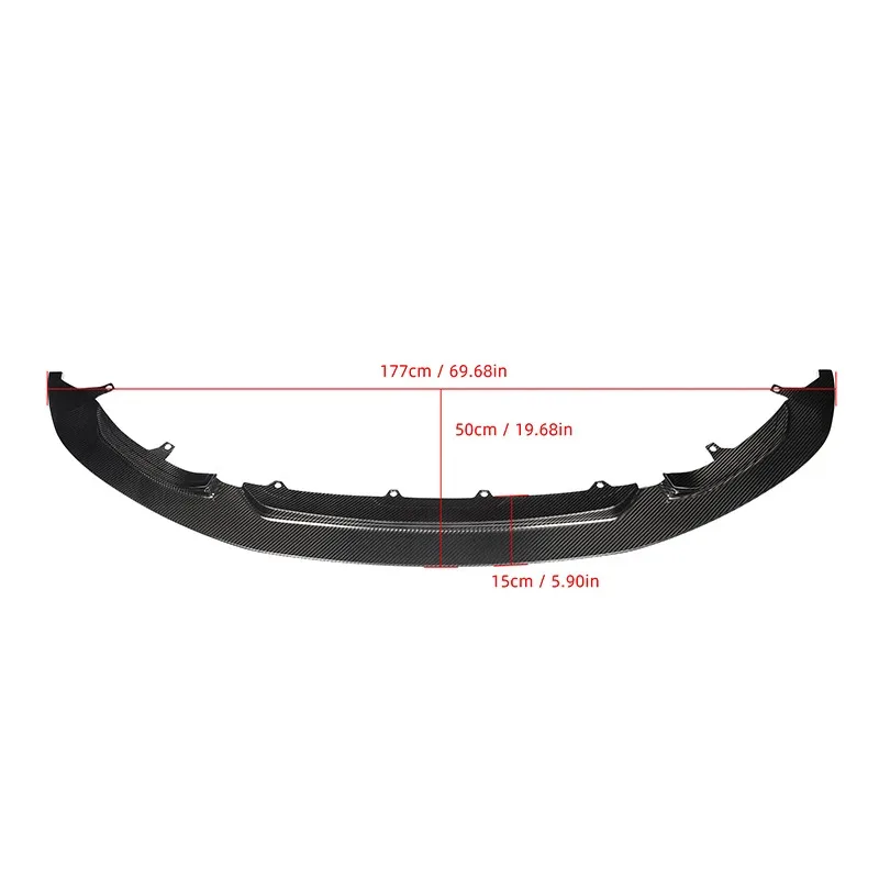 

GT4 Style Type Real Dry Carbon Fiber Front Spoiler Lip Car Front Bumper Lip For M4 M3 F80 F82 F83