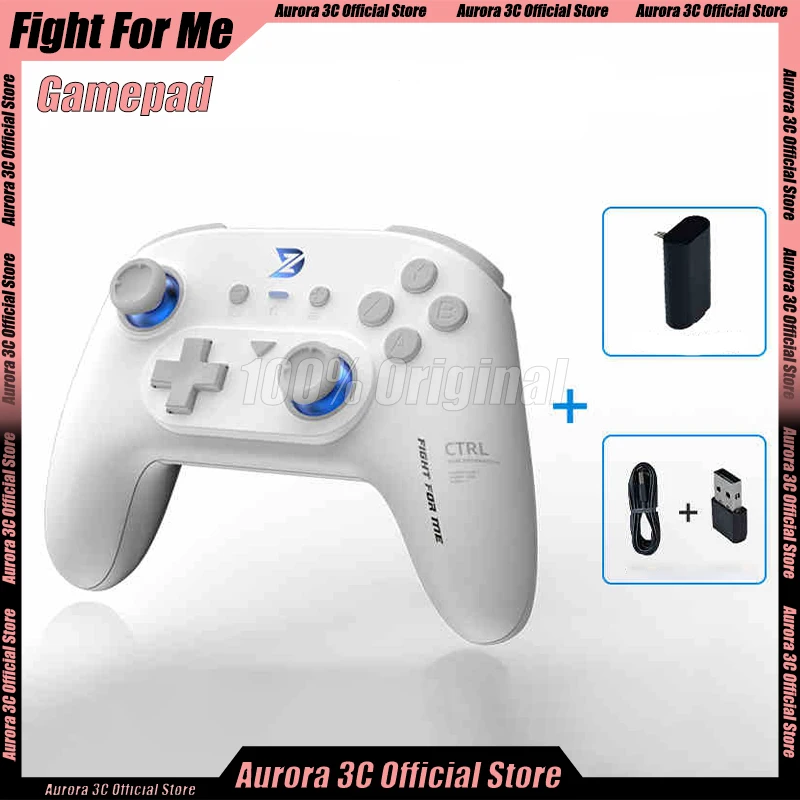 Fight For Me Y Shadow Game Controller Fully Mechanical Button Wireless Controller Dual Hall Nintendo Motion Sense for Black Myth