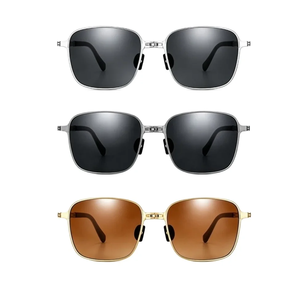 Folding sunglasses, sunglasses, ultra-light screwless polarized lenses, UV protection and blue light protection TR-G558