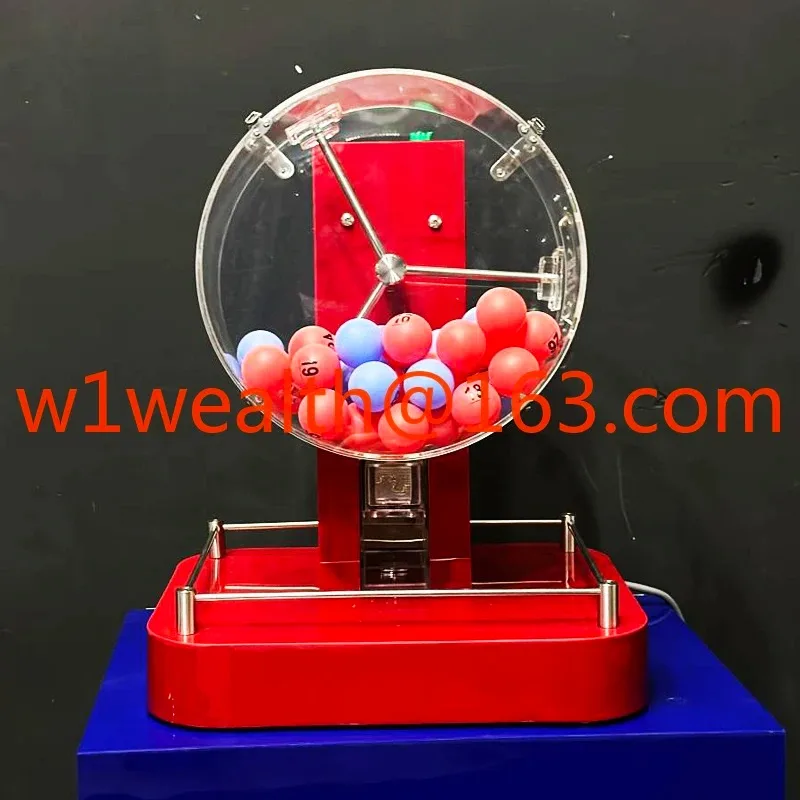 Two-color ball lottery machine Fish pond number picker Table tennis lottery lucky turntable