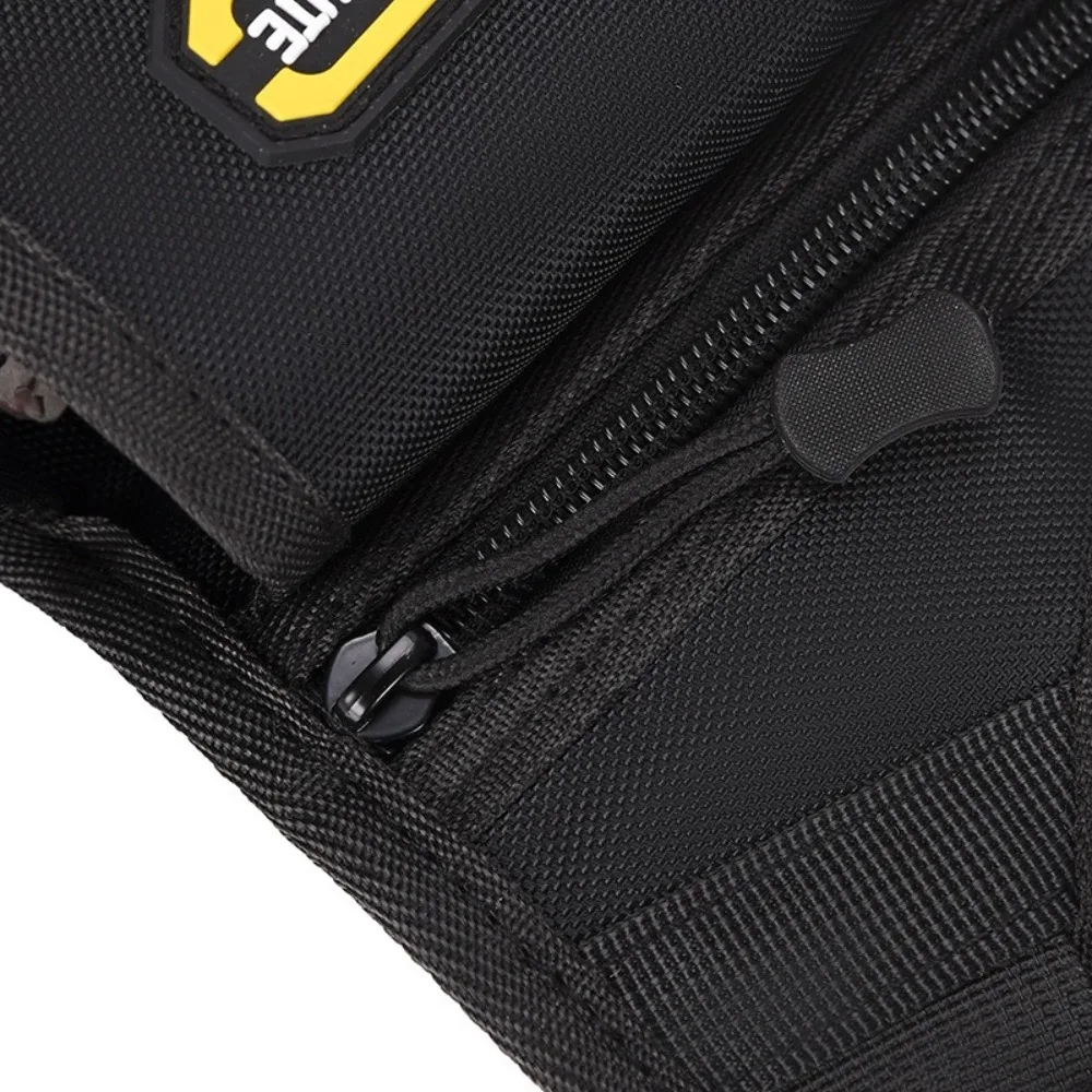 

Multipocket Men Motorcycle Crossbody Bag Waterproof Large Capacity Motorbike Shoulder Bag Adjustable Strap with Bottle Holder