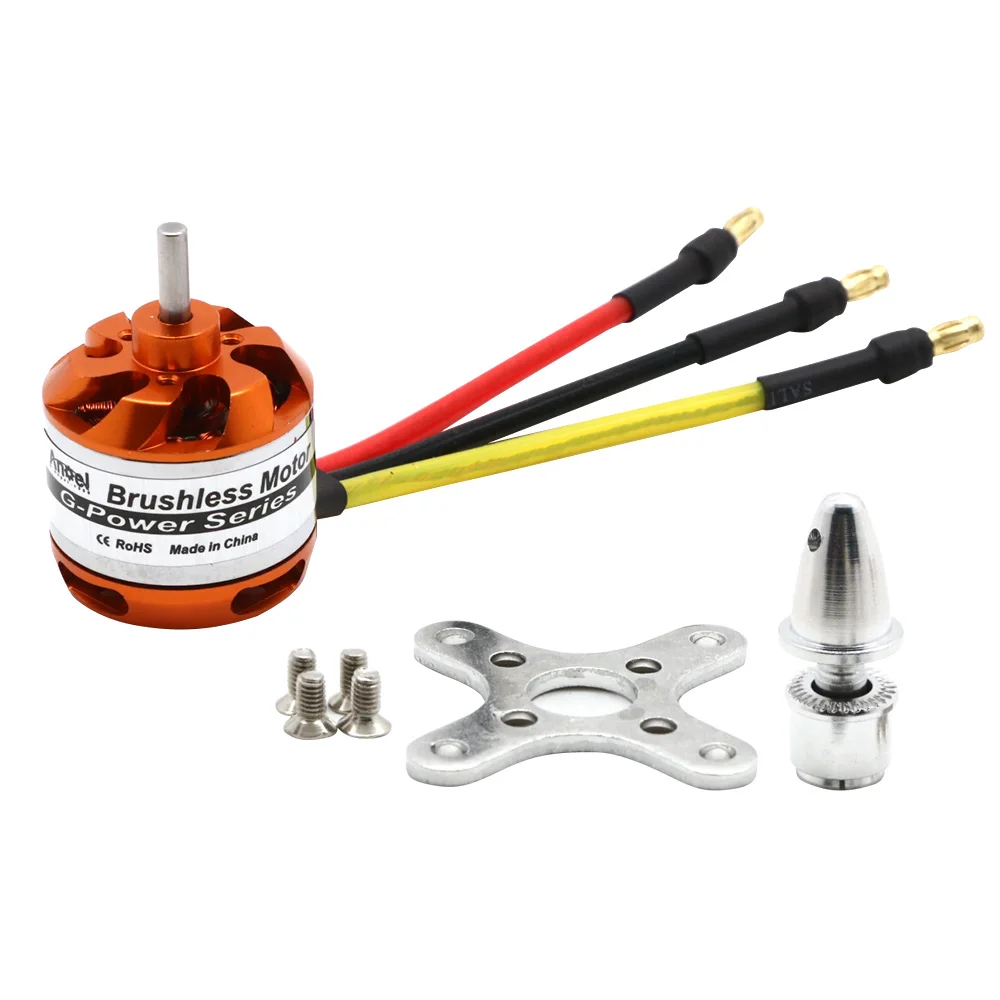 D2826 Brushless Outrunner Motor for RC Aircraft Plane Multi-copter - Available in 930KV 1000KV 1400KV 2200KV Options