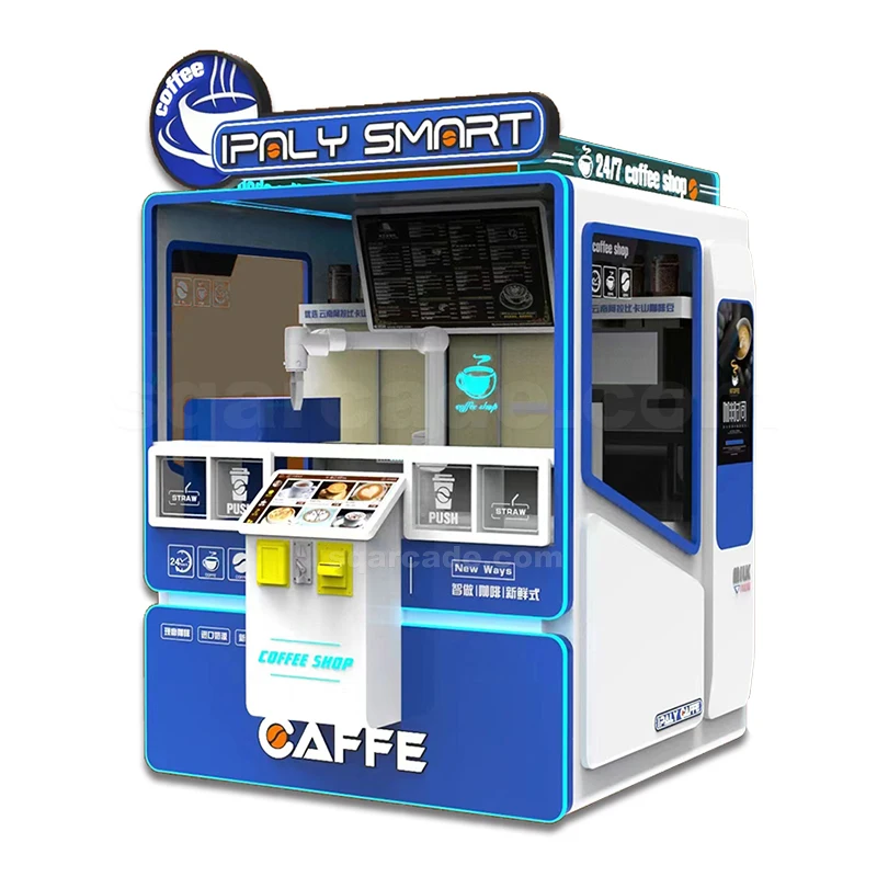 New 24H Boba Milk Tea Vending Machine Soda Fountain Drink Manipulator Coffee Vending Machine Bubble Tea Vending Machine