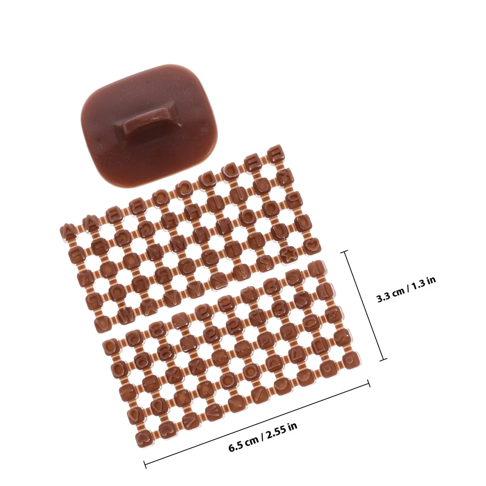 3Pcs Polymer Clay Letter Stamps Reliable Mini Alphabet Number Stamping Tools for Polymer Clay DIY Craft Accessories - Image 6