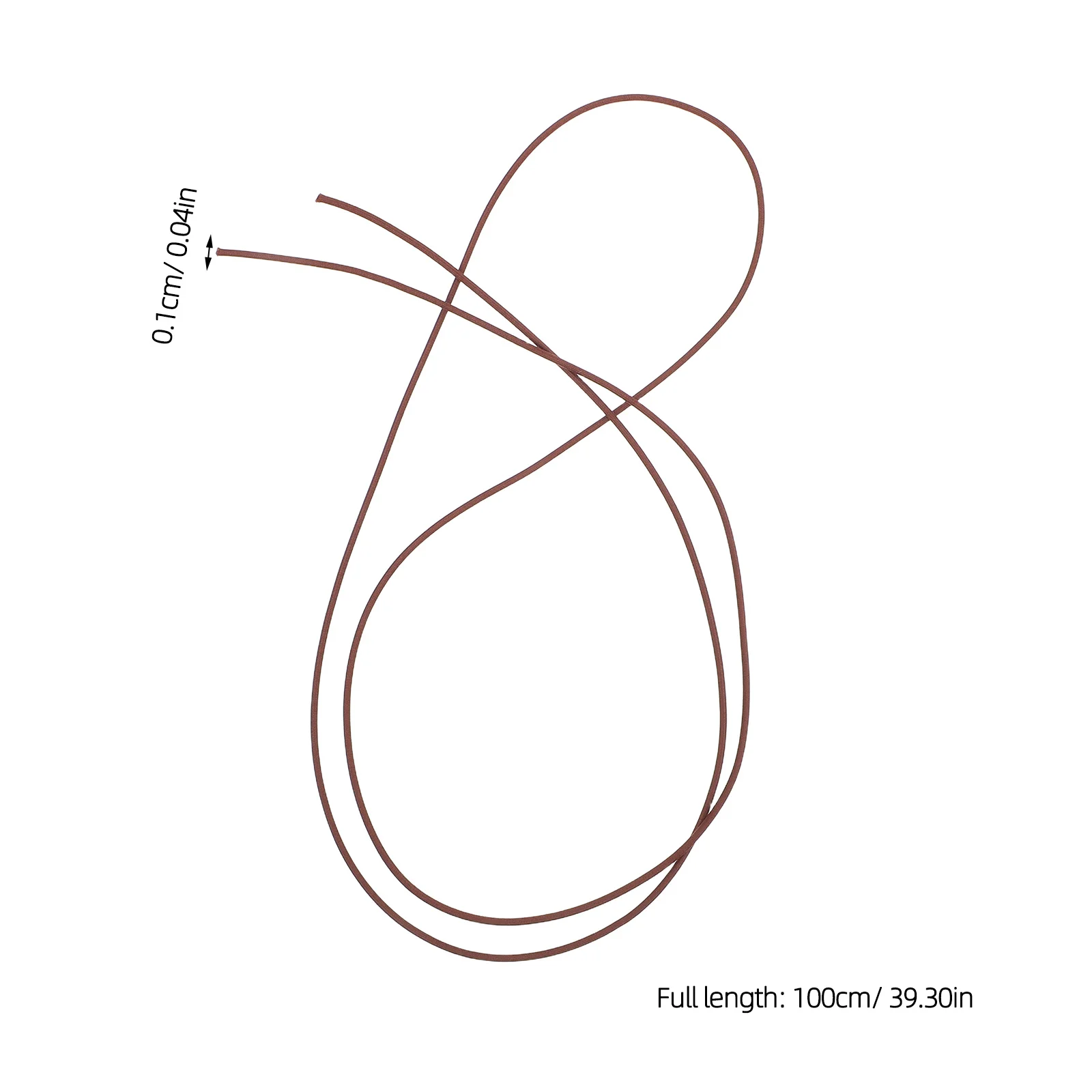 15Pcs Elastic Bands for Notebooks Nylon Rope Brown Stretch Book Strap Planner Journal Scrapbooking Travel Organizer Accessories