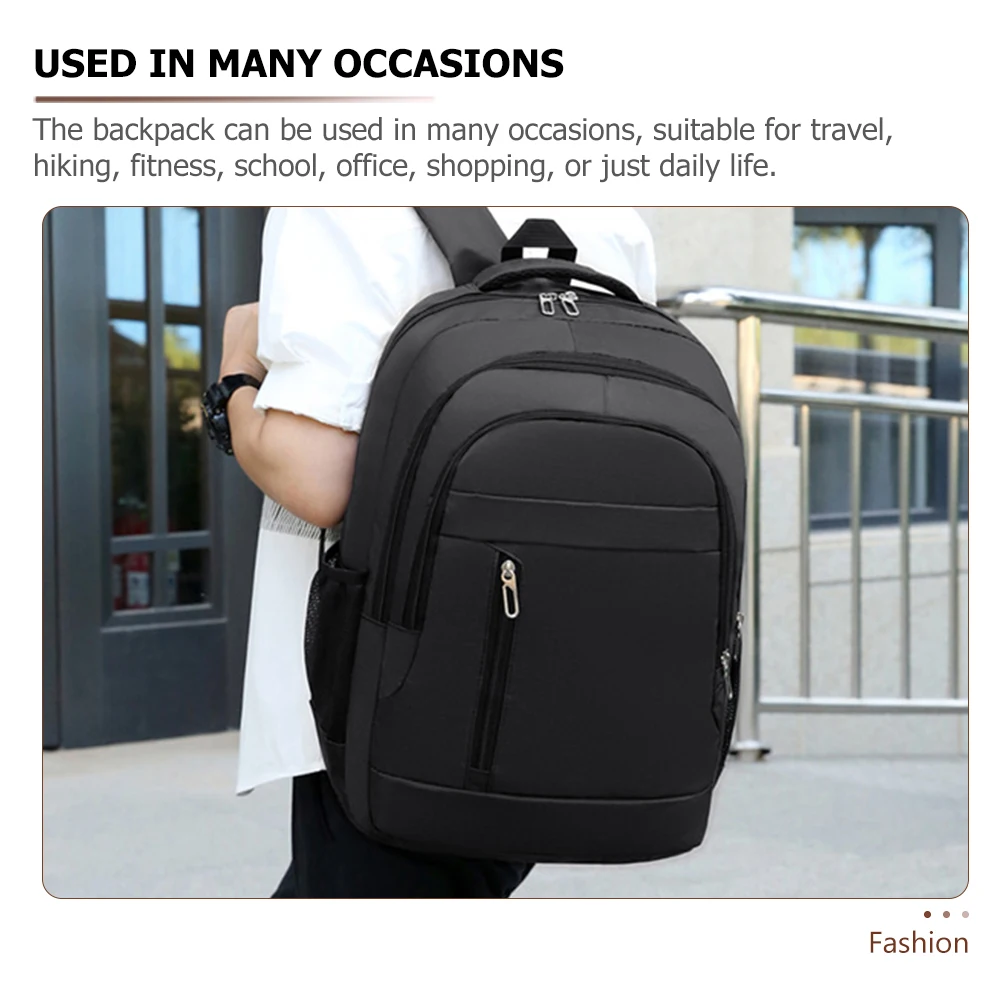 

Waterproof Oxford Cloth Large Capacity Travel Laptop Bag For Men School Students Outdoor Business Trip Portable Shoulder