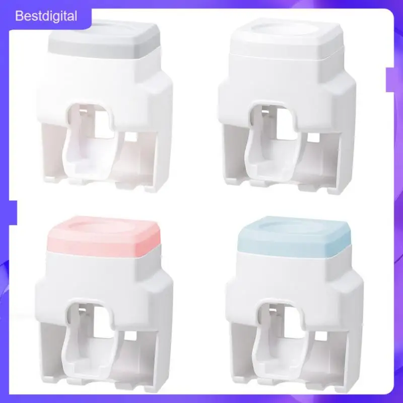 Automatic Toothpaste Machine Durable Moisture-proof Portable Save Time Punch-free Threaded Interface Toothbrush Holder Firmly