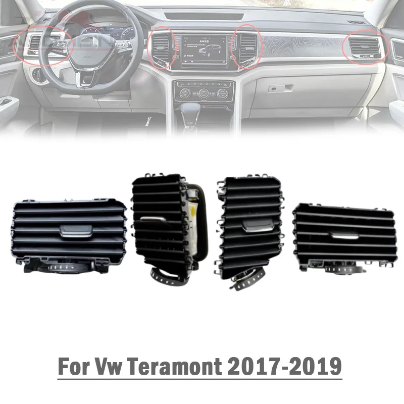 السيارات الجبهة تنفيس الهواء تكييف الهواء منفذ تنفيس مركز التهوية مصبغة لشركة فولكس فاجن Teramont 2017 2018 2019