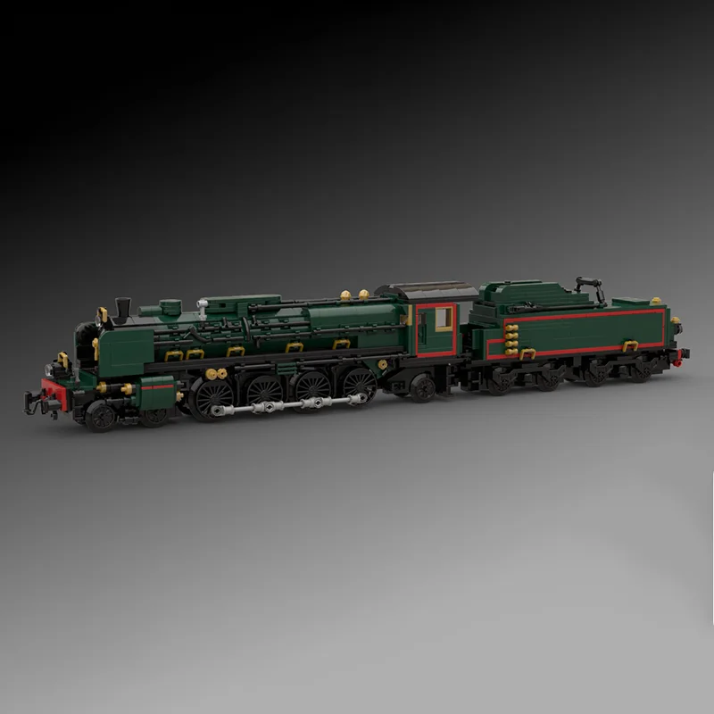 مدينة سيارة نموذج MOC قوالب بناء الشرقية اكسبرس قطار السكك الحديدية وحدات التكنولوجيا الهدايا عطلة تجميع ألعاب أطفال البدلة